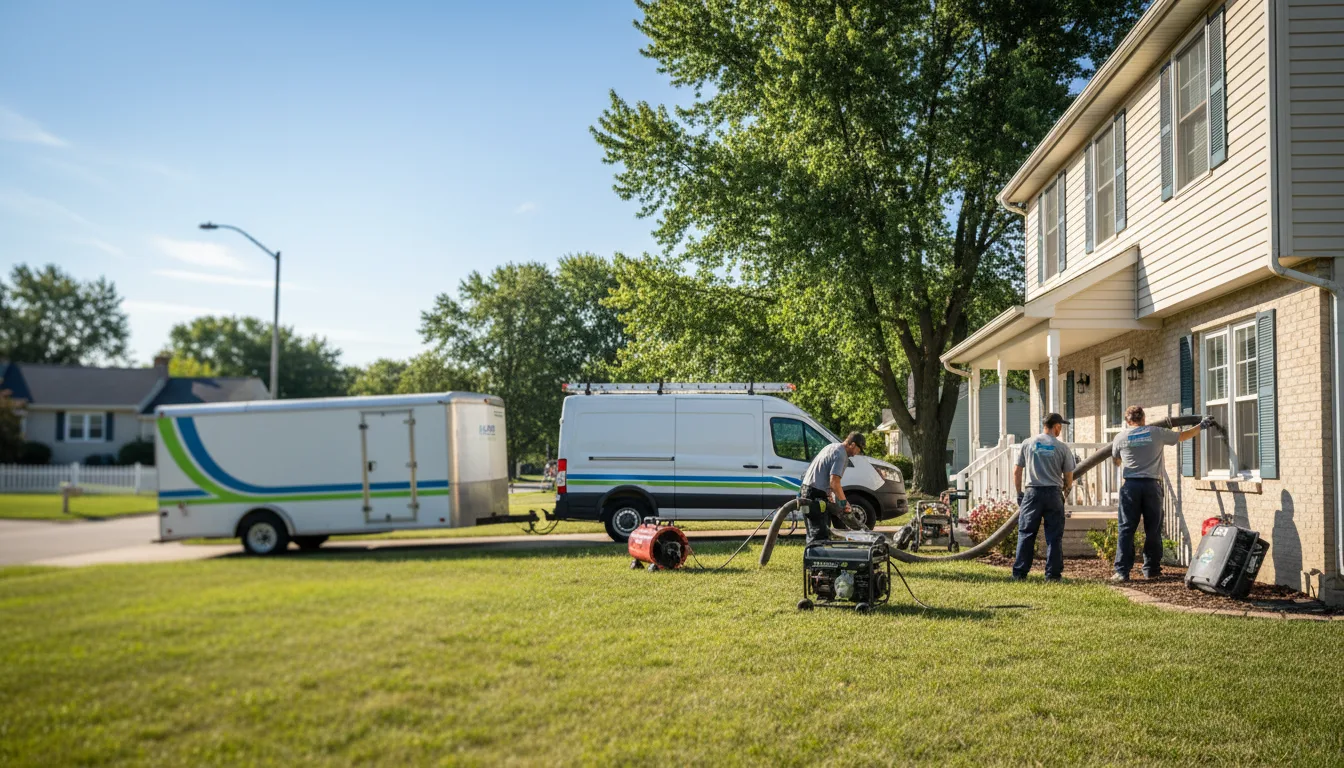 Flooded Basement Restoration And Cleanup With Repair in Momence, IL near me